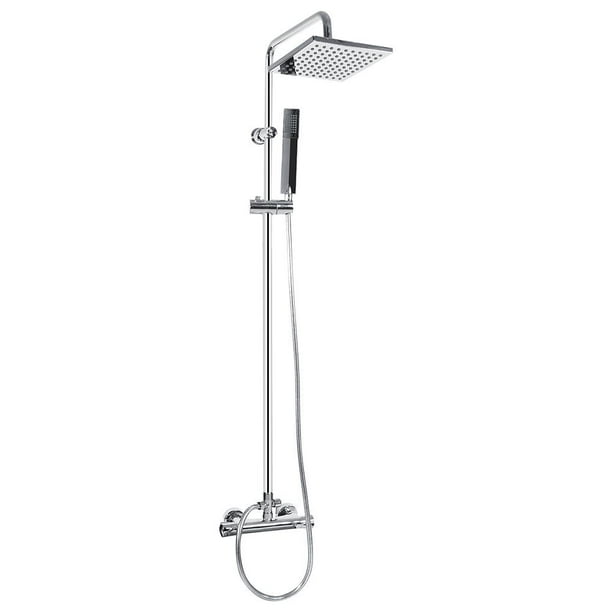 Details about / Copper Thermostatic Mixing Valve for Shower System Water Temperature Control